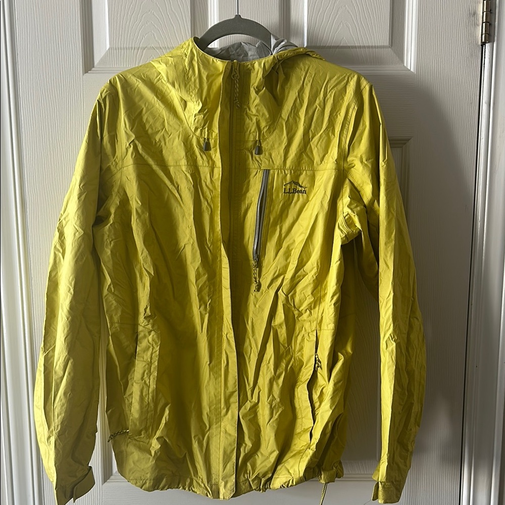 Yellow LL Bean Rainjacket